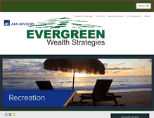 Tablet Screenshot of evergreenstl.com